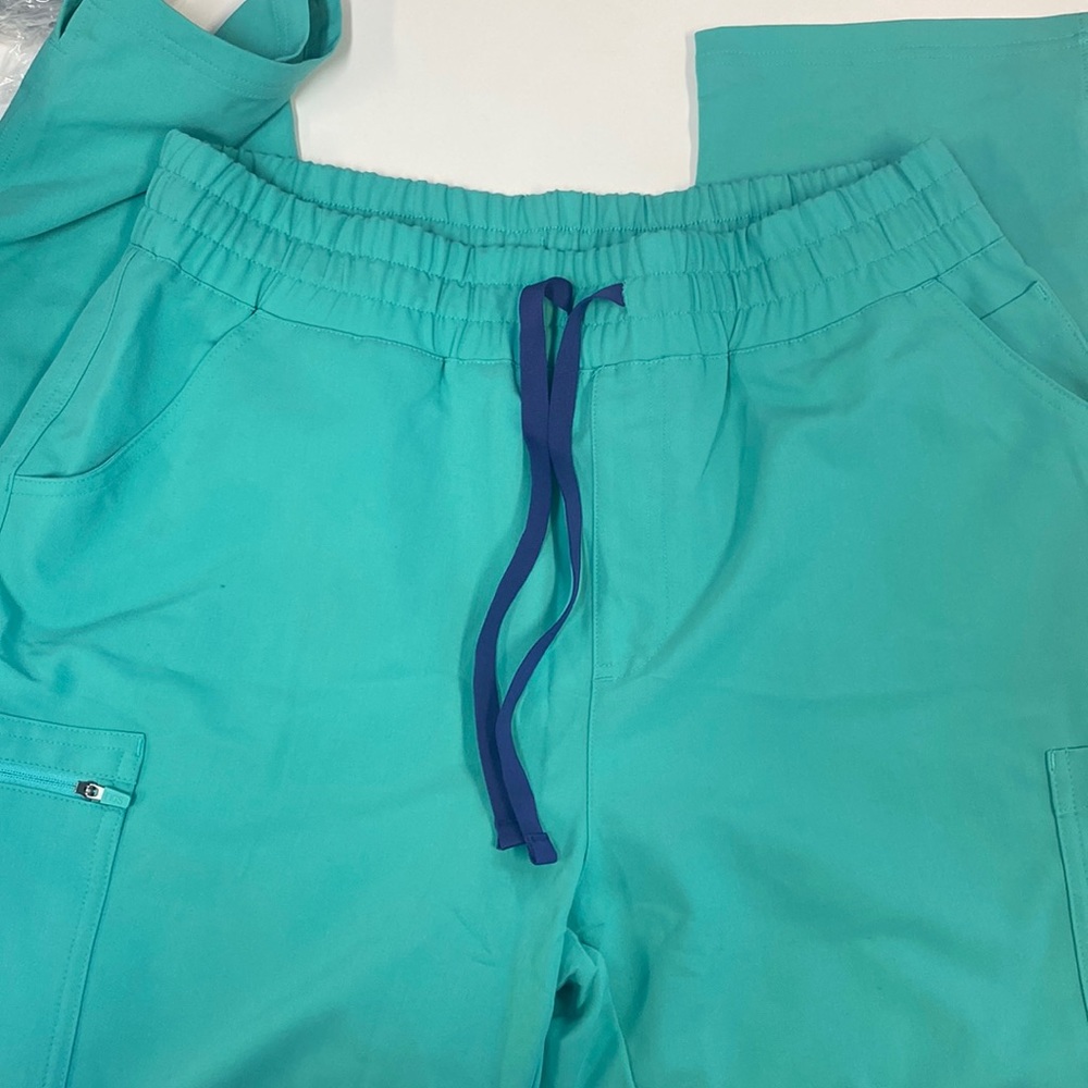 Fig high waisted yola skinny surgical green - Large/ Tall
